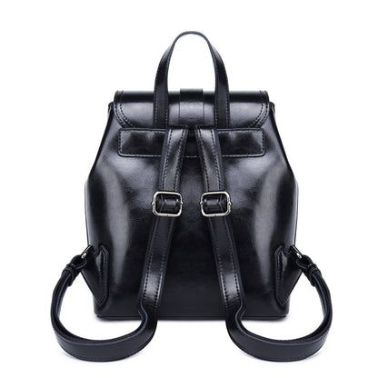 Stylish Women’s Leather Backpack – Travel & Casual Use