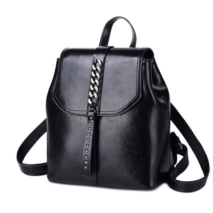 Stylish Women’s Leather Backpack – Travel & Casual Use