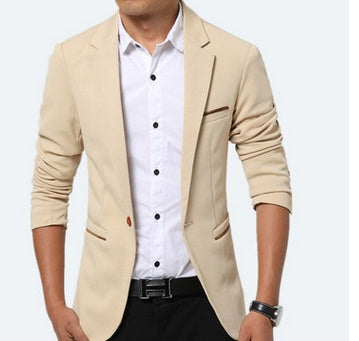Stylish Autumn Leisure Blazer – Comfortable Men’s Casual Jacket