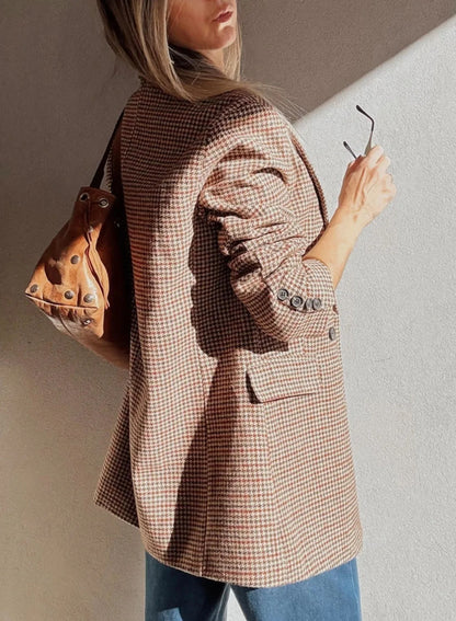 Classic Brown Blazer for Women – Effortless Everyday Sophistication